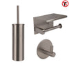 Juano Gunmetal WC Set (no-drill)
