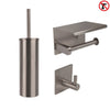 Tapio Gunmetal WC Set (no-drill)