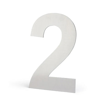 De Animo RVS 15cm (geen boor) van yessential.nl is een metallic nummer 2 met een moderne geborstelde afwerking, perfect voor stijlvolle huisnummering op je huis.