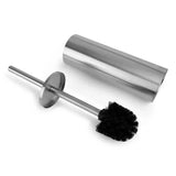 De Tapio RVS WC Set (no-drill) van yessential.nl heeft een roestvrijstalen toiletborstel met een slanke metalen steel, zwarte borstelharen en cilindrische houder-perfect voor elke moderne badkamer set.
