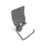 De Julio Pearl Grey toiletrolhouder van yessential.nl biedt een minimalistisch, mat ontwerp met een vlakke achterplaat en L-vormige arm-ideaal voor liefhebbers van moderne toiletaccessoires.