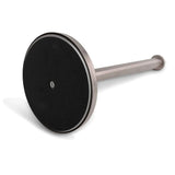 Een metalen object met een lange cilindrische handgreep en platte ronde zwarte voet, perfect voor de Alexo Gunmetal WC Set (no-drill) van yessential.nl, geplaatst op een wit oppervlak - stijlvolle toevoeging aan je badkamer zonder te hoeven boren.