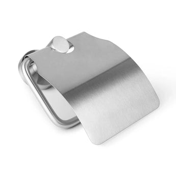De Mano RVS WC Set van yessential.nl is een roestvrijstalen toiletpapierhouder met deksel, met een strakke geborstelde afwerking - ideaal om te combineren met andere RVS badkameraccessoires voor een uniforme, moderne stijl.