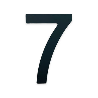 De Animo Black 7,6cm (niet boren) van yessential.nl heeft een vette zwarte cijfer 7 op wit, ideaal als modern zelfklevend huisnummer. Eenvoudig aan te brengen voor een strakke look - boren is niet nodig.