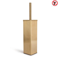 De Velasco Gold toiletborstel van yessential.nl is vrijstaand, rechthoekig en voorzien van houder. Dankzij het slimme design is boren overbodig voor deze stijlvolle set.