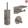 Mauro Gunmetal WC Set (no-drill)