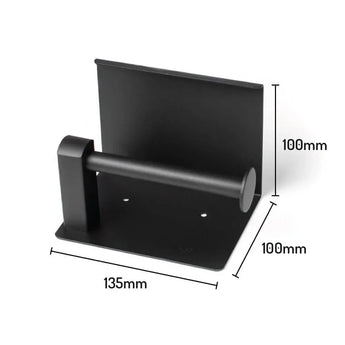 toiletrolhouder-zwart-tazio-black-small-afmetingen