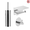 Juano Chrome WC Set (no-drill)