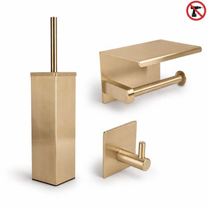 Lazzo Gold WC Set (no-drill)